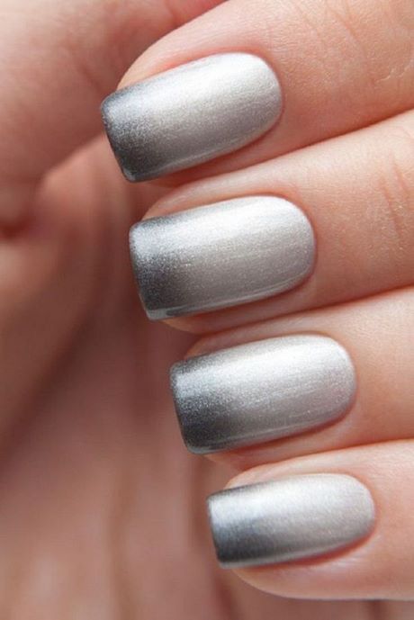 silver-grey-nail-art-77 Argint Gri nail art