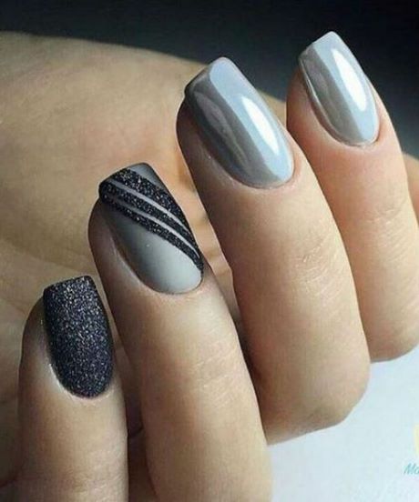 silver-grey-nail-art-77_19 Argint Gri nail art