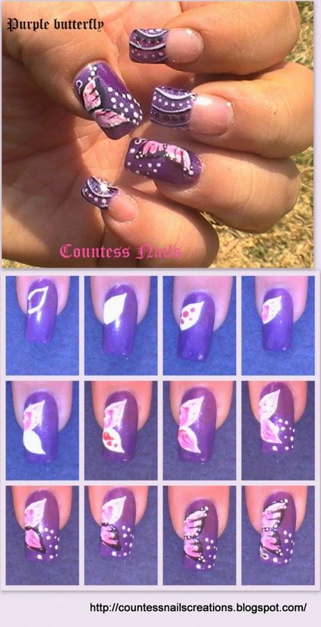 simple-butterfly-nail-art-03_2 Simplu fluture nail art