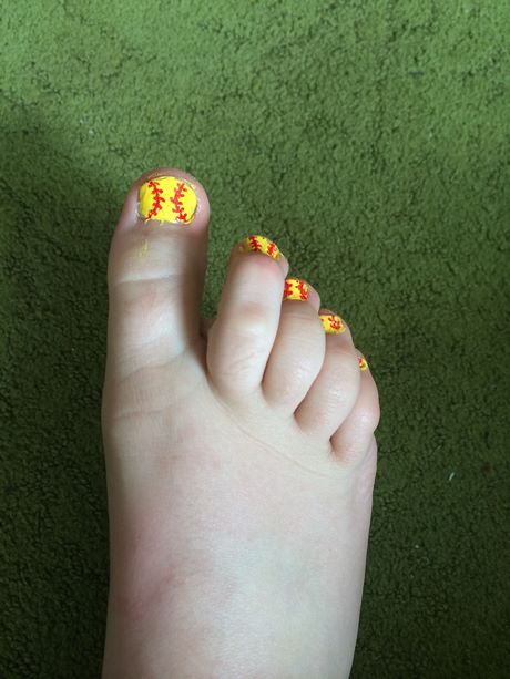 softball-toe-nail-designs-20_18 Softball toe unghii modele