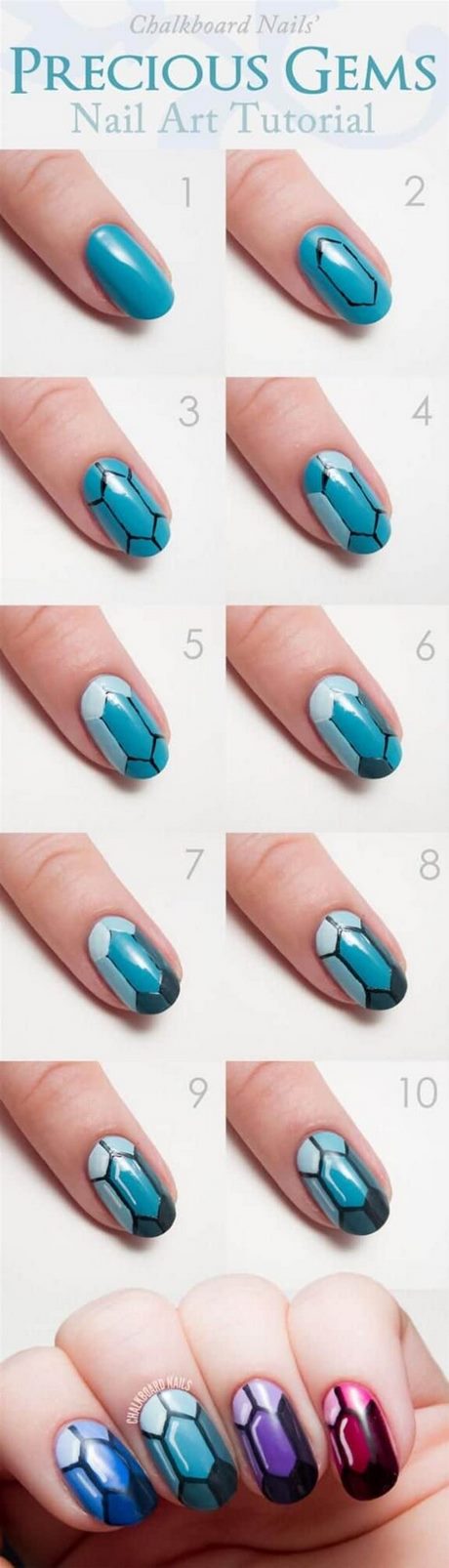 summer-nail-art-easy-48_16 Vara nail art ușor