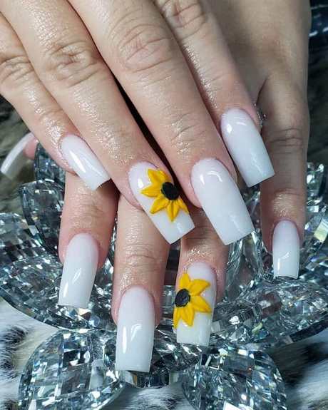 sunflower-toe-nail-designs-80_2 Modele de unghii de floarea-soarelui