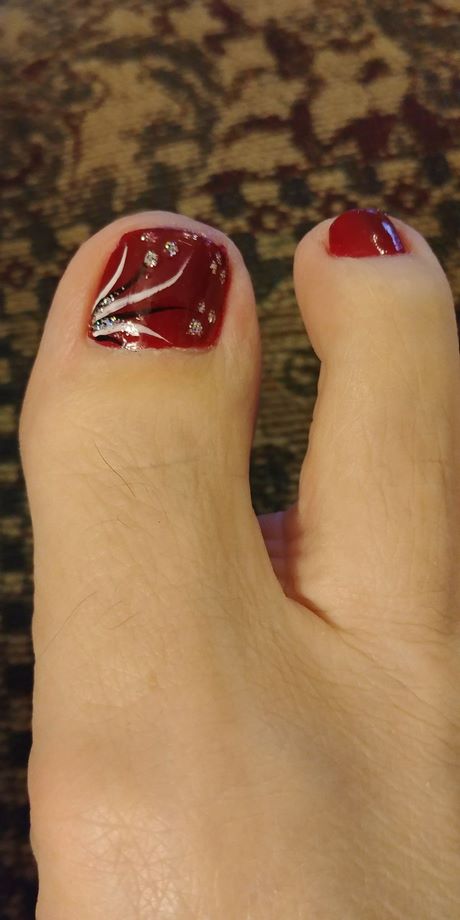 swirl-toe-nail-designs-20_15 Vârtej toe unghii modele