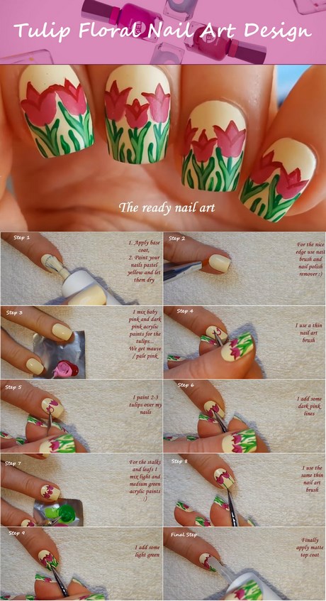 tulip-nail-art-design-49_6 Tulip nail art design