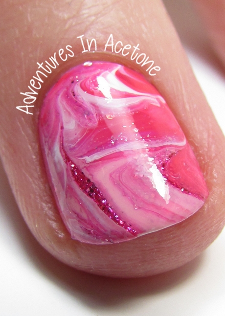 water-marble-nail-art-tutorial-for-beginners-29_5 Apă marmura nail art tutorial pentru incepatori