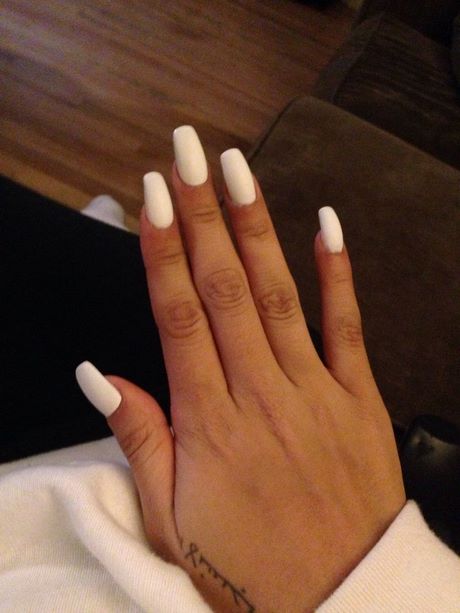 white-acrylic-nails-tumblr-17_3 Unghii acrilice albe tumblr