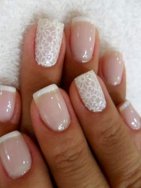 white-lace-nail-designs-98_13 Modele de unghii din dantelă albă