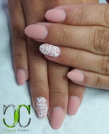 white-lace-nail-designs-98_8 Modele de unghii din dantelă albă