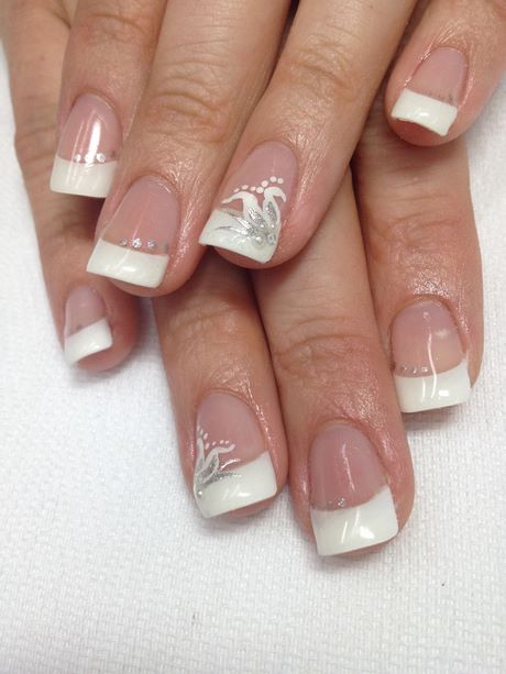 white-tip-gel-nail-designs-16_4 Modele de unghii cu gel alb