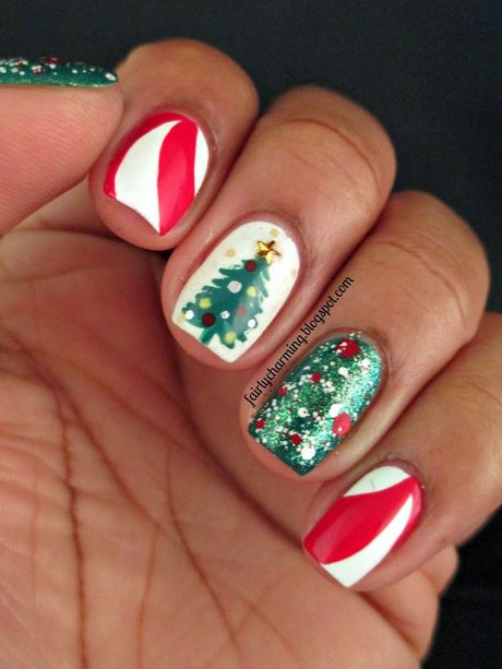 xmas-tree-nail-design-78_4 Xmas copac unghii design