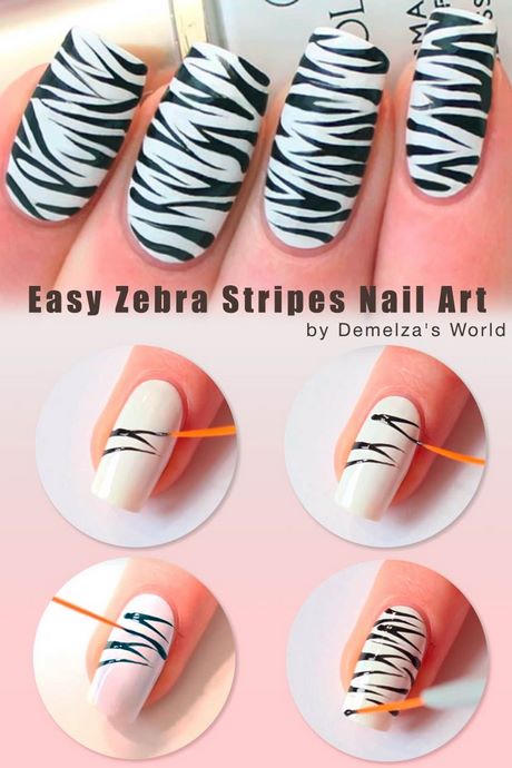 zebra-nail-art-designs-beginners-88_20 Zebra nail art modele incepatori