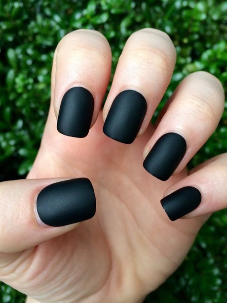 acrylic-black-nails-09_18 Unghii negre acrilice