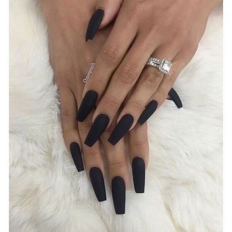 acrylic-black-nails-09_4 Unghii negre acrilice