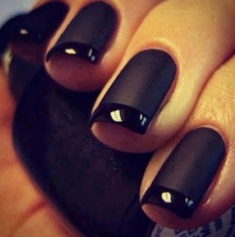 all-black-nails-51_11 Toate unghiile negre