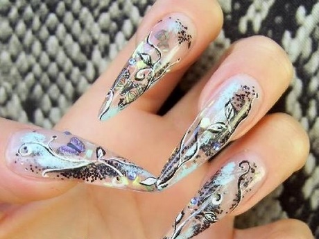 amazing-fake-nails-35_7 Uimitoare unghii false
