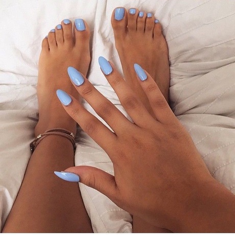 baby-blue-acrylic-nails-50_9 Unghii acrilice albastre pentru copii