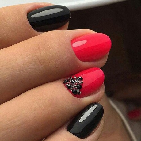 black-and-red-gel-nails-48_20 Unghii cu gel negru și roșu