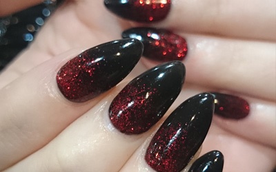 black-and-red-gel-nails-48_3 Unghii cu gel negru și roșu