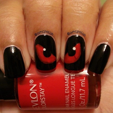 black-and-red-nail-art-73_4 Negru și roșu nail art