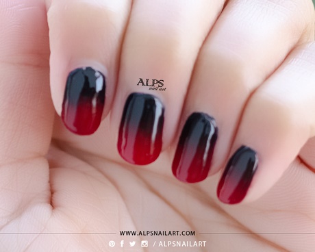 black-and-red-nail-polish-15_5 Lac de unghii negru și roșu