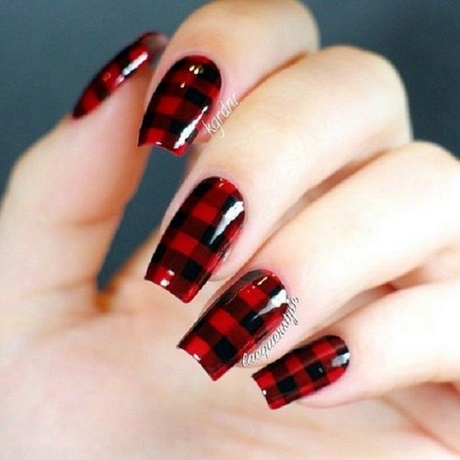 black-red-nail-art-98_4 Negru roșu nail art