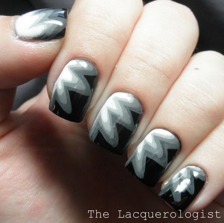 black-white-and-gray-nail-art-32_13 Negru alb și gri nail art