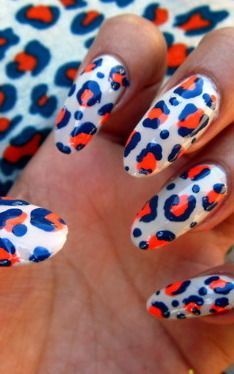 blue-and-orange-nails-58_19 Albastru și portocaliu cuie