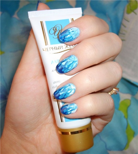 blue-nail-designs-for-short-nails-00_20 Modele de unghii albastre pentru unghii scurte