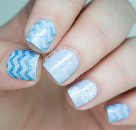 blue-nail-designs-for-short-nails-00_6 Modele de unghii albastre pentru unghii scurte