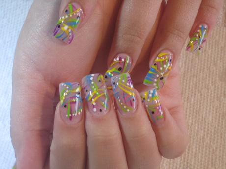 colorful-nail-designs-acrylic-nails-15_11 Modele de unghii colorate unghii acrilice