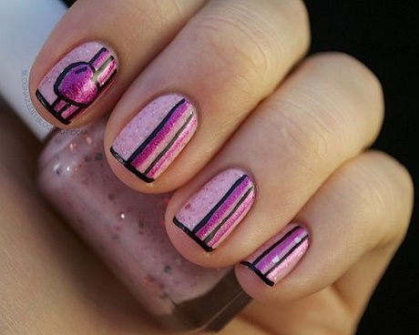 cool-nail-art-for-short-nails-40_6 Cool nail art pentru unghii scurte