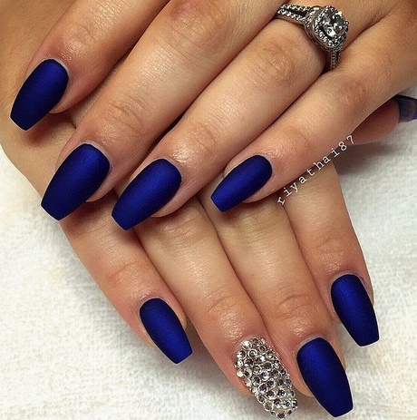 dark-blue-acrylic-nails-58_13 Unghii acrilice Albastru închis