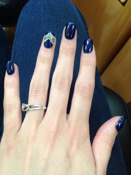 dark-blue-acrylic-nails-58_5 Unghii acrilice Albastru închis