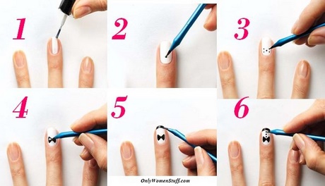easy-nail-designs-for-short-nails-to-do-at-home-07_11 Modele ușoare de unghii pentru unghiile scurte de făcut acasă