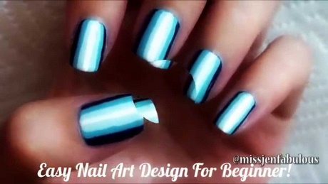 easy-nail-designs-for-short-nails-to-do-at-home-07_15 Modele ușoare de unghii pentru unghiile scurte de făcut acasă