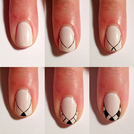 easy-nail-designs-for-short-nails-to-do-at-home-07_3 Modele ușoare de unghii pentru unghiile scurte de făcut acasă
