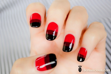 easy-red-nail-art-33_13 Ușor roșu nail art