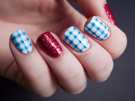 easy-red-white-and-blue-nail-art-designs-73_14 Ușor roșu alb și albastru nail art modele