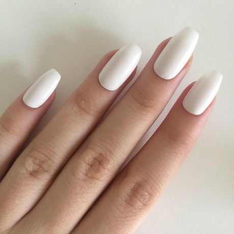 fake-white-nails-92_2 Unghii false albe