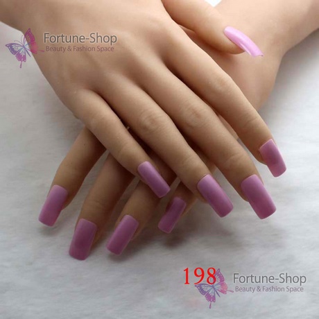 fake-white-nails-92_9 Unghii false albe