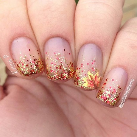 fall-color-nail-art-35_14 Toamna culoare nail art