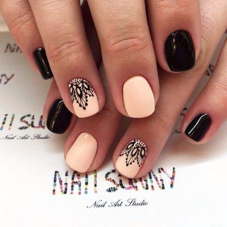fall-nail-art-for-short-nails-51_6 Fall nail art pentru unghii scurte