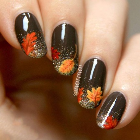 fall-nail-colors-and-designs-22_4 Culori și modele de unghii de toamnă