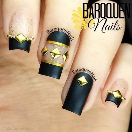 gold-n-black-nails-36_11 Aur n cuie negre