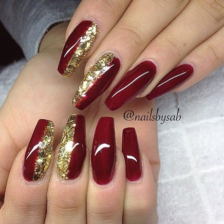 gold-nail-designs-for-acrylic-nails-90_10 Modele de unghii de aur pentru unghii acrilice