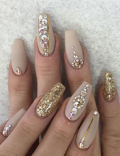 gold-nail-designs-for-acrylic-nails-90_12 Modele de unghii de aur pentru unghii acrilice