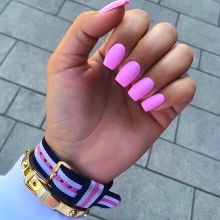 hot-pink-acrylic-nails-85_7 Unghii acrilice roz roz