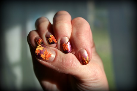 leaves-nail-art-84_6 Frunze de unghii