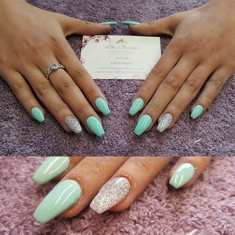 mint-green-acrylic-nails-15_17 Mentă verde unghii acrilice
