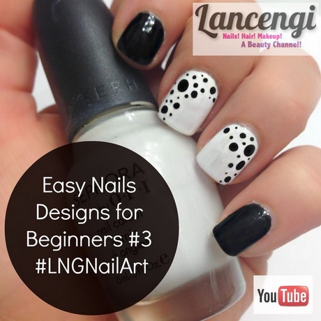 nail-art-for-short-nails-easy-16_16 Nail art pentru unghii scurte Ușor